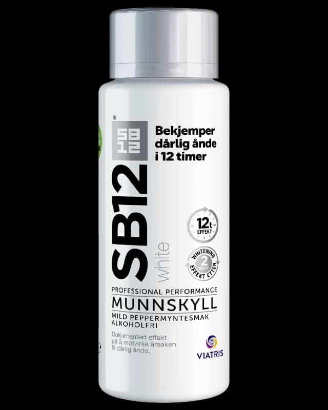 SB12 White munnskyll 250 ml