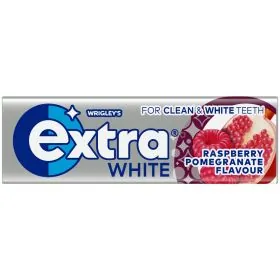 Extra White Raspberry Pomegranate tyggegummi 14g