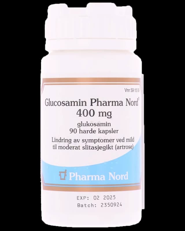 Glucosamin Pharma Nord 400 mg kapsler 90 stk