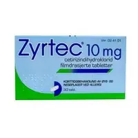 Zyrtec tabletter 10 mg - 30 tabletter