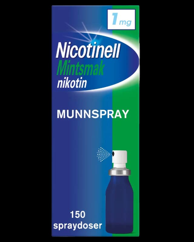 Nicotinell 1 mg/dose munnspray mint 150 doser