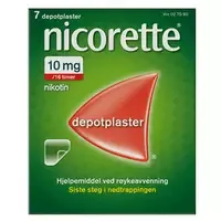 Nicorette depotplaster 10mg/16 timer - 7 stk
