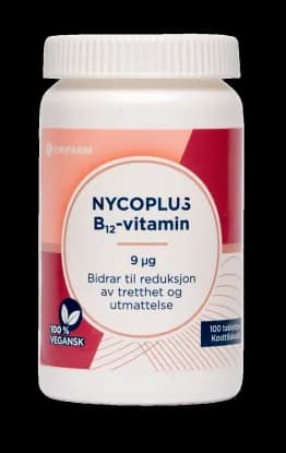 Nycoplus B12-vitamin 9mcg tabletter 100stk