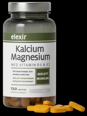 Elexir Pharma Kalsium og Magnesium tabletter 120 stk
