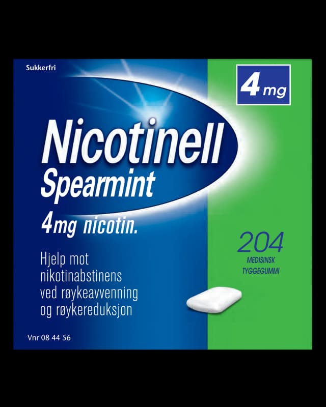 Nicotinell 4 mg tyggegummi spearmint 204 stk