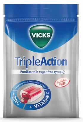 Vicks Triple Action halstabletter 72 g