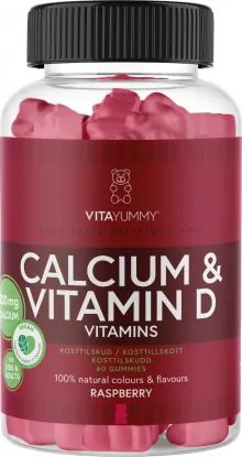 VitaYummy Calcium & Vitamin D Raspberry 60 stk