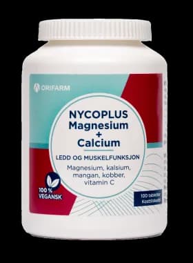 Nycoplus Magnesium + calcium tabletter 100stk