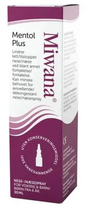 Plus Mentol Saltvannspray 30ml