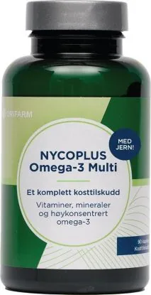 Nycoplus Omega-3 multi kapsler 90 stk