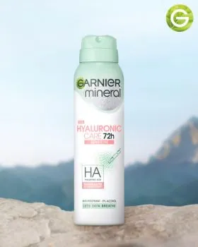 Garnier Mineral Hyaluronic Care 72H Deodorant Spray 150 ml