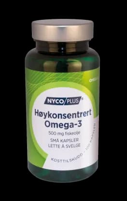 NYCOPLUS Høykonsentrert Omega-3 500 mg