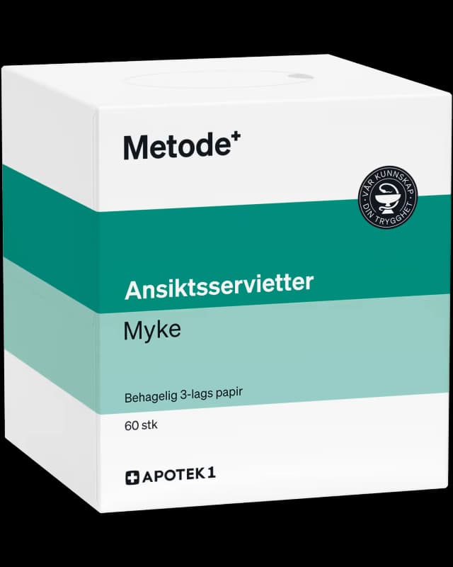 Metode ansiktsservietter i boks 60 stk