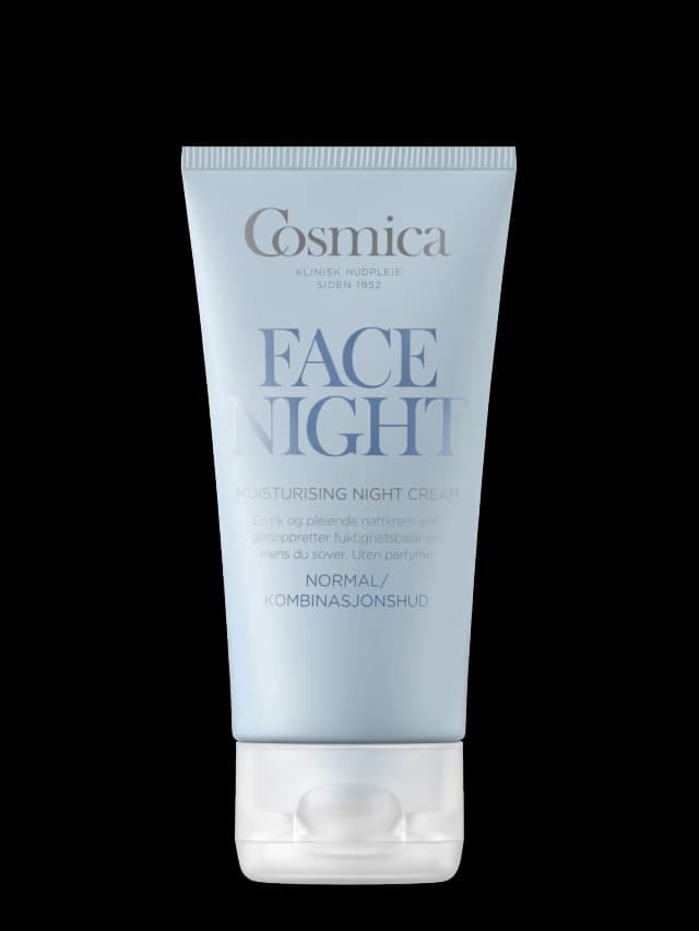 Cosmica Face Moisturising nattkrem normal/kombinert 50 ml