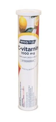 Nycoplus C-vitamin brusetabletter Sitron 1000mg