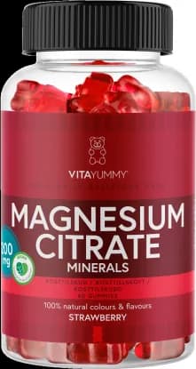 VitaYummy Magnesium Citrate Strawberry 60 stk