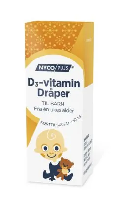 Nycoplus D3-vitamin dråper 10ml