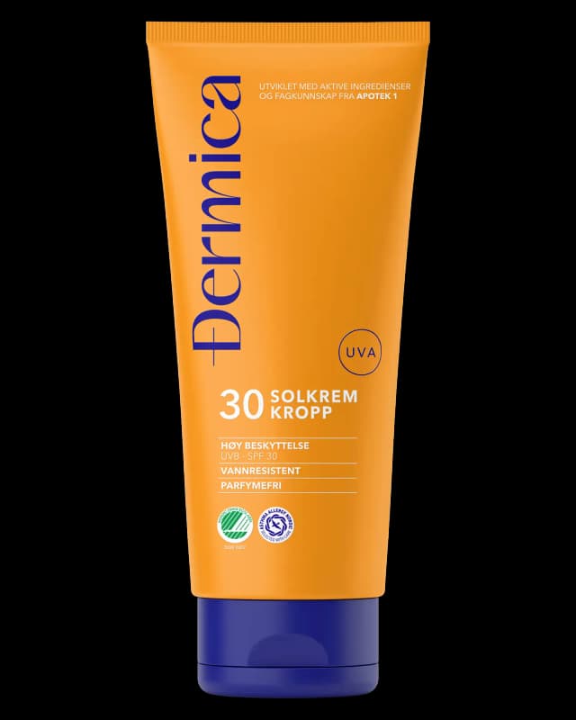 Dermica solkrem til kroppen SPF30 200 ml