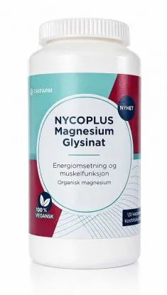 Nycoplus Magnesium Glysinat Kaplser 120 stk