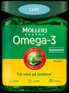 Möller's Pharma Omega-3 Ledd 80 stk