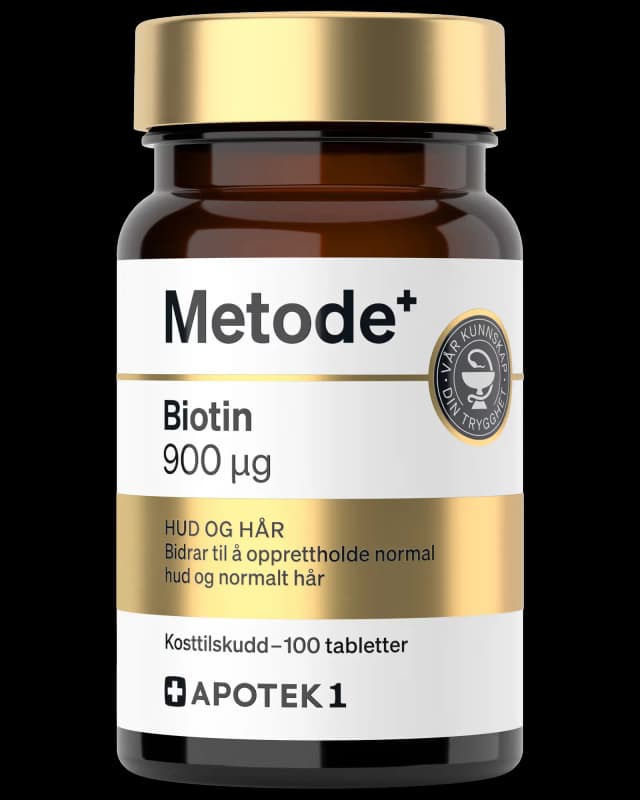 Metode Biotin 900 µg tabletter 100 stk