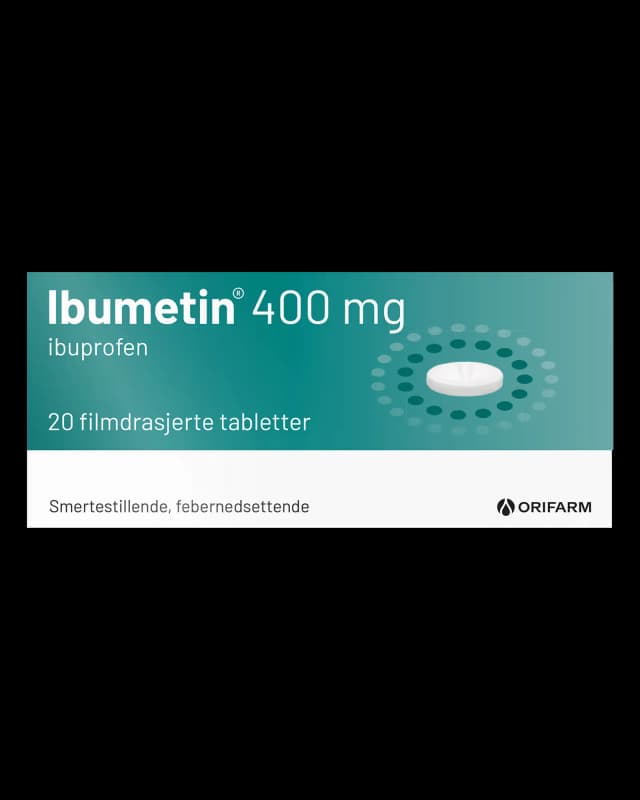 Ibumetin 400 mg tabletter 20 stk