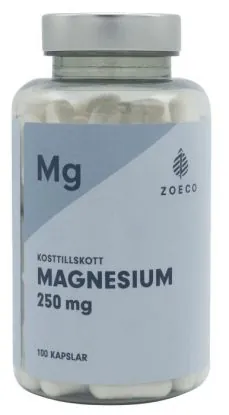 Zoeco Magnesium 250 mg 100 kapsler