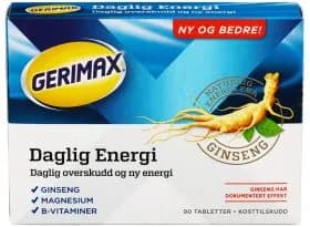 Gerimax Daglig Energi tabletter 90 stk