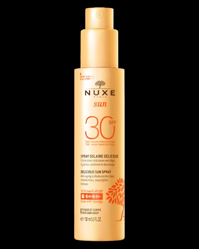 Nuxe Sun solspray ansikt og kropp SPF 30 150 ml