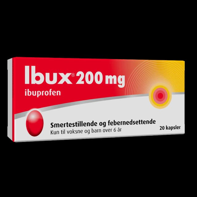 Ibux 200 mg kapsler 20 stk