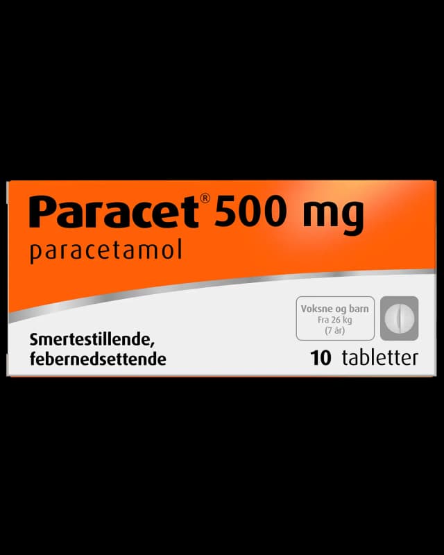 Paracet 500 mg tabletter 10 stk
