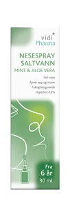 Vidi Pharma nesespray saltvann mint & aloe vera 30 ml