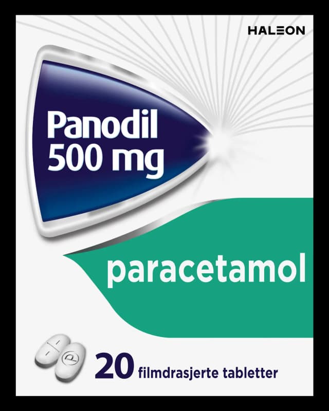 Panodil 500 mg tabletter 20 stk