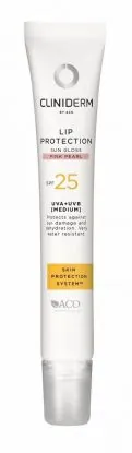 Cliniderm Lip Protection Sun Gloss Pink Pearl SPF25 12ml