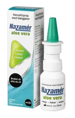 Nazamér Saltvannsspray Aloe Vera 20 ml